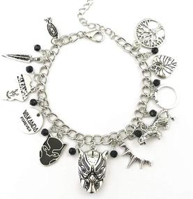 img 4 attached to 🌟 Universe Fandoms Cartoon Superhero Bracelet: The Ultimate Girls' Jewelry and Bracelet Collection