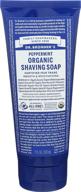 🌿 organic body care spearmint peppermint shaving gel 7 fl. oz. by dr. bronner's logo