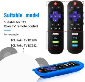 img 1 attached to Protective Silicone Anti Slip Shockproof Controller Television & Video for Television Accessories