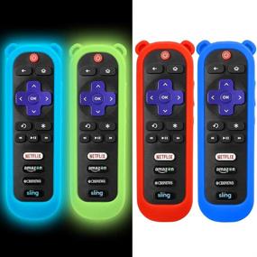 img 4 attached to Protective Silicone Anti Slip Shockproof Controller Television & Video for Television Accessories