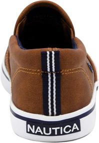 img 2 attached to Nautica Akeley Brown Boys' 👟 Casual Canvas Sneaker: Stylish & Durable Sneakers