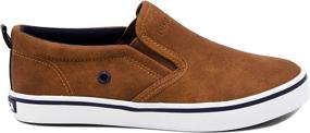 img 3 attached to Nautica Akeley Brown Boys' 👟 Casual Canvas Sneaker: Stylish & Durable Sneakers