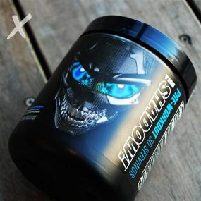img 2 attached to 💪 JNX Sports The Shadow! Hardcore Pre Workout - Enhanced Energy, Laser Focus, Extreme Strength, 350mg Caffeine, Unisex, Blue Raspberry, 30 Servings