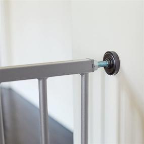 img 1 attached to 🚧 Munchkin Wooden and Steel Baby Gate Extender, 11-inches