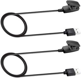 img 3 attached to Kissmart Garmin Forerunner 35 Charger - 2 Pack, Replacement Charging Cable Clip Cord for Improved Compatibility and Performance