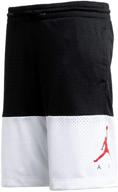 🏀 performance-driven nike jordan big boy's jumpman air mesh shorts - unleash your game! logo