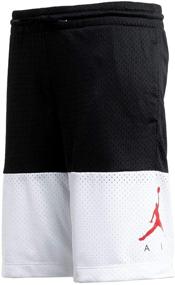 img 2 attached to 🏀 Performance-driven Nike Jordan Big Boy's Jumpman Air Mesh Shorts - Unleash Your Game!