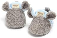 hsdsbebe cartoon anti slip moccasin slippers - boys' shoes for maximum comfort and traction logo