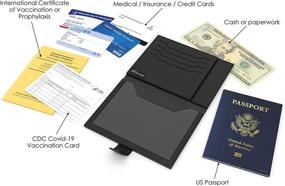 img 1 attached to Passport Official Vaccination Eco Friendly Organizer Travel Accessories for Travel Wallets