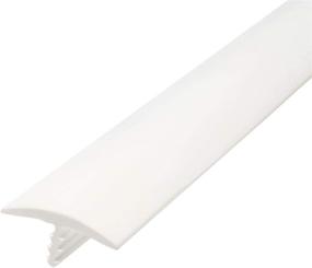 img 4 attached to 🔧 Outwater Industries - 25ft White 3/4" Center Barb Tee Moulding T Molding Hobbyist Pack for Small Projects, Arcade Machines, and Tables