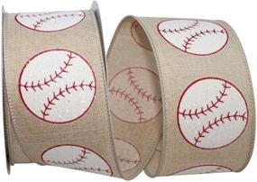 img 1 attached to Reliant Ribbon 93226W 750 40F Baseball Sparkle