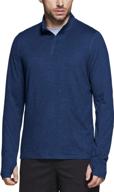 tsla pullover performance athletic quarter zip men's clothing in active logo