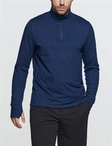 img 1 attached to TSLA Pullover Performance Athletic Quarter Zip Men's Clothing in Active