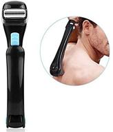 🪒 efficient electric back hair shaver: cordless foldable long handle body hair trimmer for diy hair removal logo