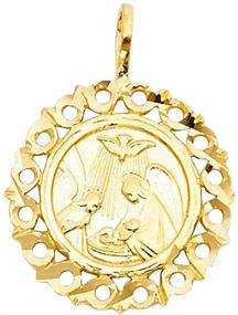 img 3 attached to Wellingsale Polished Religious Baptism Pendant