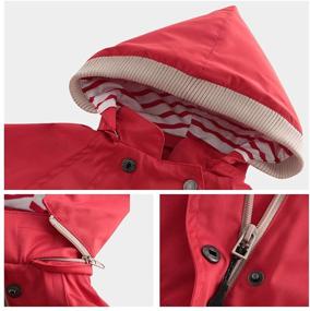 img 2 attached to ACESTAR Waterproof Windproof Windbreaker Raincoat Boys' Clothing