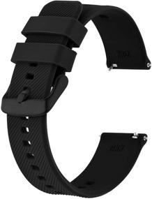 img 4 attached to 🌟 Revolutionize Your Watch with BISONSTRAP's Silicone Buckle Release
