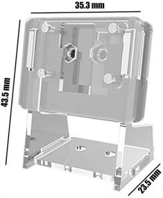 img 3 attached to 📷 Модуль камеры Raspberry Pi высокой производительности, 5 мегапикселей 1080p сенсор OV5647 для моделей Raspberry Pi A/B/B+/2B/3B/3B+/4 с акриловым держателем.