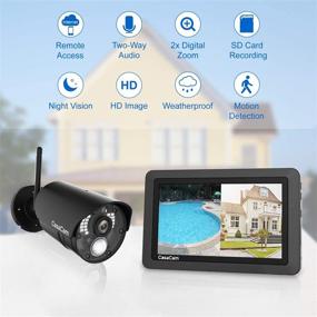 img 3 attached to CasaCam Wireless Security Nightvision Touchscreen
