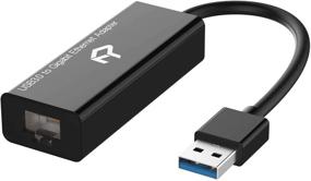 img 4 attached to 🔌 Rankie USB Network Adapter, USB 3.0 to Gigabit Ethernet RJ45 Internet Adapter (Black)