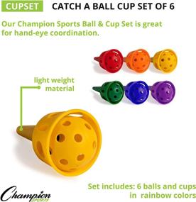 img 3 attached to Sports Catch Ball Set by Champion