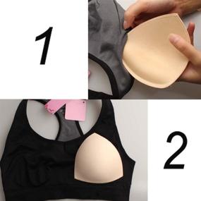 img 2 attached to 5 Pairs Bra Pads Inserts Women's Clothing