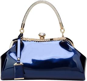 img 4 attached to Mily Satchel Handbag Leather Shoulder Women's Handbags & Wallets