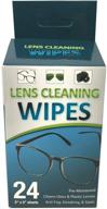 🧻 premium lens cleaning wipes: optimal care for glasses, cameras & all optical devices (24 wipes) logo