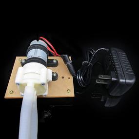 img 2 attached to 🐠 Gikfun R385 Mini Water Pump Fish Tank Motor with 12V 1A US Plug and 1m Tube: Diaphragm Pump for Arduino EK1912