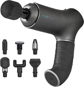 img 4 attached to 🔋 VYBE Massage Gun for Athletes - Flex Model: Electric Deep Tissue Massager Soothes Body, Back, Shoulder Pain - 3 Speeds, 6 Attachments - Quiet and Portable