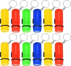 img 4 attached to 🔦 BBTO 24 Pieces Assorted Mini Flashlight Keychain: Fun and Portable Toy for Kids and Toddlers