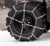 enhance atv traction with security chain company 1064756 atv trac v-bar tire traction chain logo