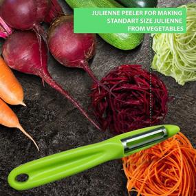 img 2 attached to Three Piece Vegetable Chopped Peeler Stainless Multifunctional