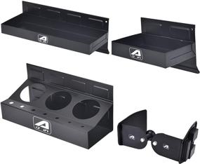 img 4 attached to 🧰 Aain Magnetic Toolbox Tray Set: Efficient Tool Box Accessories for Garage Storage - 2 Trays, Can Caddy, Paper Towel & Screwdriver Holder (A049)