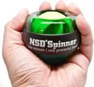 💪 enhance wrist and forearm strength with nsd power winners spinner gyroscopic exerciser – digital lcd counter included! логотип