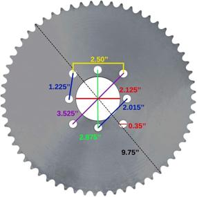 img 1 attached to 🔝 High-Quality 40 41 420 Chain Sprocket for Optimal Performance
