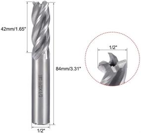 img 2 attached to 🌀 Uxcell Spiral Straight Cutting Tool