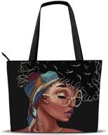 melanin african american handbags shoulder logo