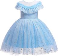 weileenice princess costume embroidered dress for 3-4 year old girls' clothing logo