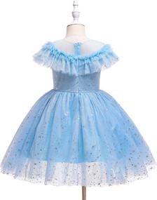 img 2 attached to Weileenice Princess Costume Embroidered Dress for 3-4 Year Old Girls' Clothing