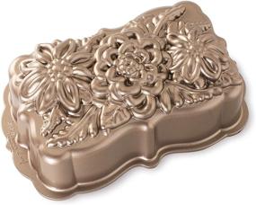 img 4 attached to 🌸 6-Cup Nordic Ware Wildflower Loaf Pan, Toffee