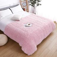 weighted blanket comfort sherpa fluffy logo