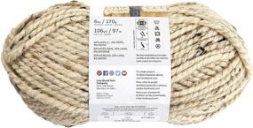 img 1 attached to Львиная пряжа Wool-Ease Thick & Quick 640-123E: 97 метров овсяной мягкости!