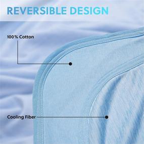 img 2 attached to Bedsure Woven Blanket Cooling 60X80 Bedding