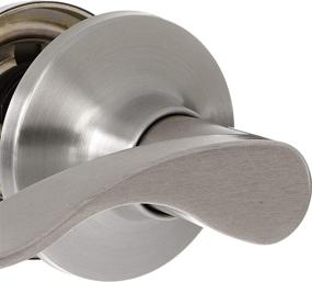 img 1 attached to 🚪 Enhanced Yale Keowee Satin Nickel Lever - Passage