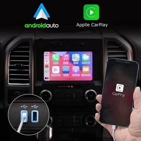 img 2 attached to 🔵 Heffchi Apple CarPlay Sync 3 комплект Hub Module: Двойной USB-интерфейс для совместимого Ford Sync 3 USB Hub Dual (HC3Z-19A387-E/ HC3Z-19A387-B) - Синий