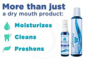 img 2 attached to 🌿 MOISYN Advanced Dry Mouth Relief Mouthwash (10 oz, 1 Pack) - Moisturize & Soothe Dry, Irritated Oral Surfaces Naturally with Non-Toxic Ingredients - Alcohol-Free Formula with Xylitol (1 Pack)