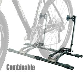 img 3 attached to 🚲 Venzo 2 x Bicycle Floor Type Parking Rack Stand – Versatile Indoor/Outdoor Storage Solution for Mountain and Road Bikes – Perfect for Nooks, Garages, and Connecting Multiple Racks