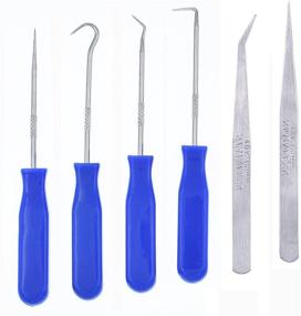 img 3 attached to 🔪 Stainless Steel Precision Craft Weeding Tools Set | 6 Piece Vinyl