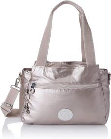 img 4 attached to 👜 Kipling Women’s Elysia Crossbody: Lightweight Nylon Shoulder Bag with Multi-Compartment Magnetic Snap Pockets